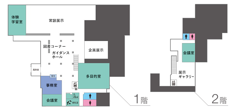 けやき館案内図