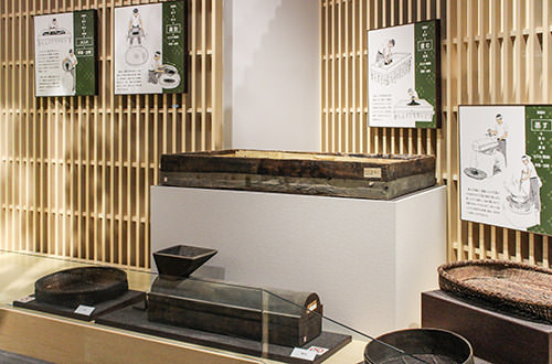 東京狭山茶の展示物